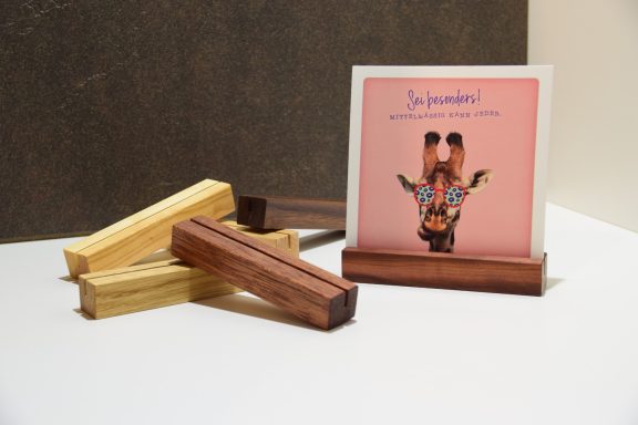 Alexander einreihig Fotohalter Bilder Holzleiste