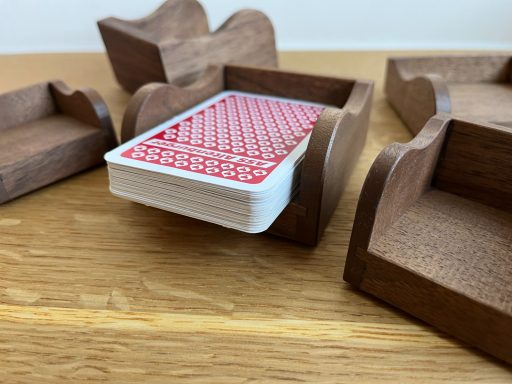 Spielkartenhalter Spielkartenhalter Holz