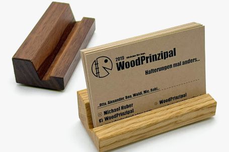 Visitenkartenhalter Waldi Visitenkartenhalter Holz