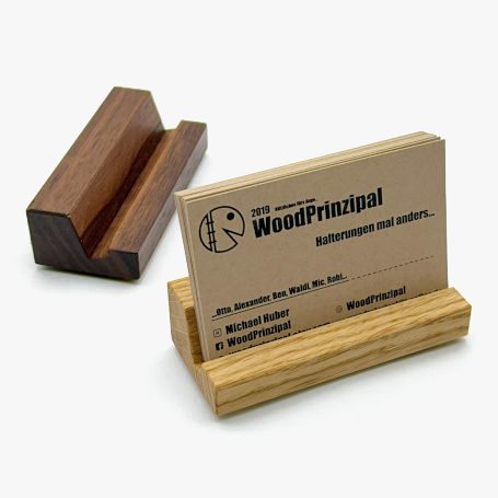 Visitenkartenhalter Visitenkartenhalter aus Holz